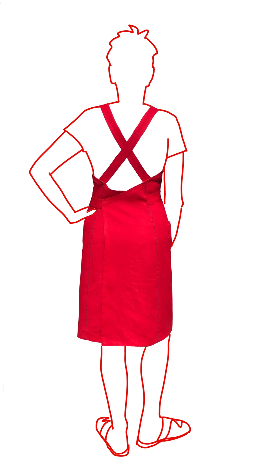 Alice & Co Patterns Adele Apron Dress - Image 5