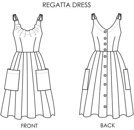 Alice & Co Patterns Regatta Dress - Image 7
