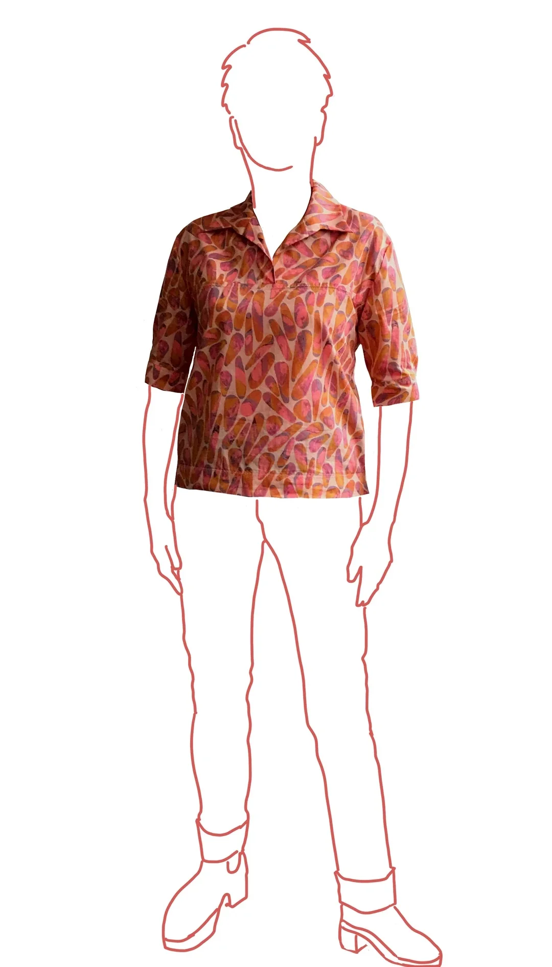 Alice & Co Patterns Unisex Deauville Shirt - Image 4