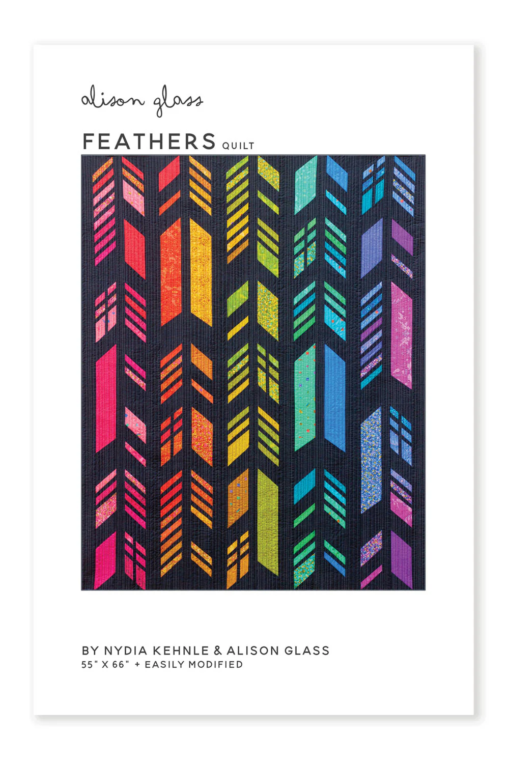 Alison Glass Feathers Quilt - Image 3