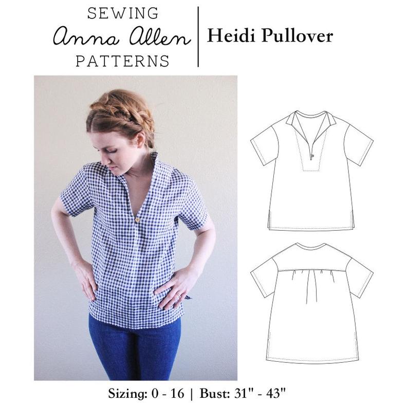 Anna Allen Heidi Pullover Top PDF - Image 8