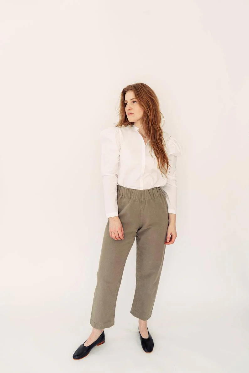 Anna Allen Pomona Pants and Shorts - Printed copy shop (+£7.00)