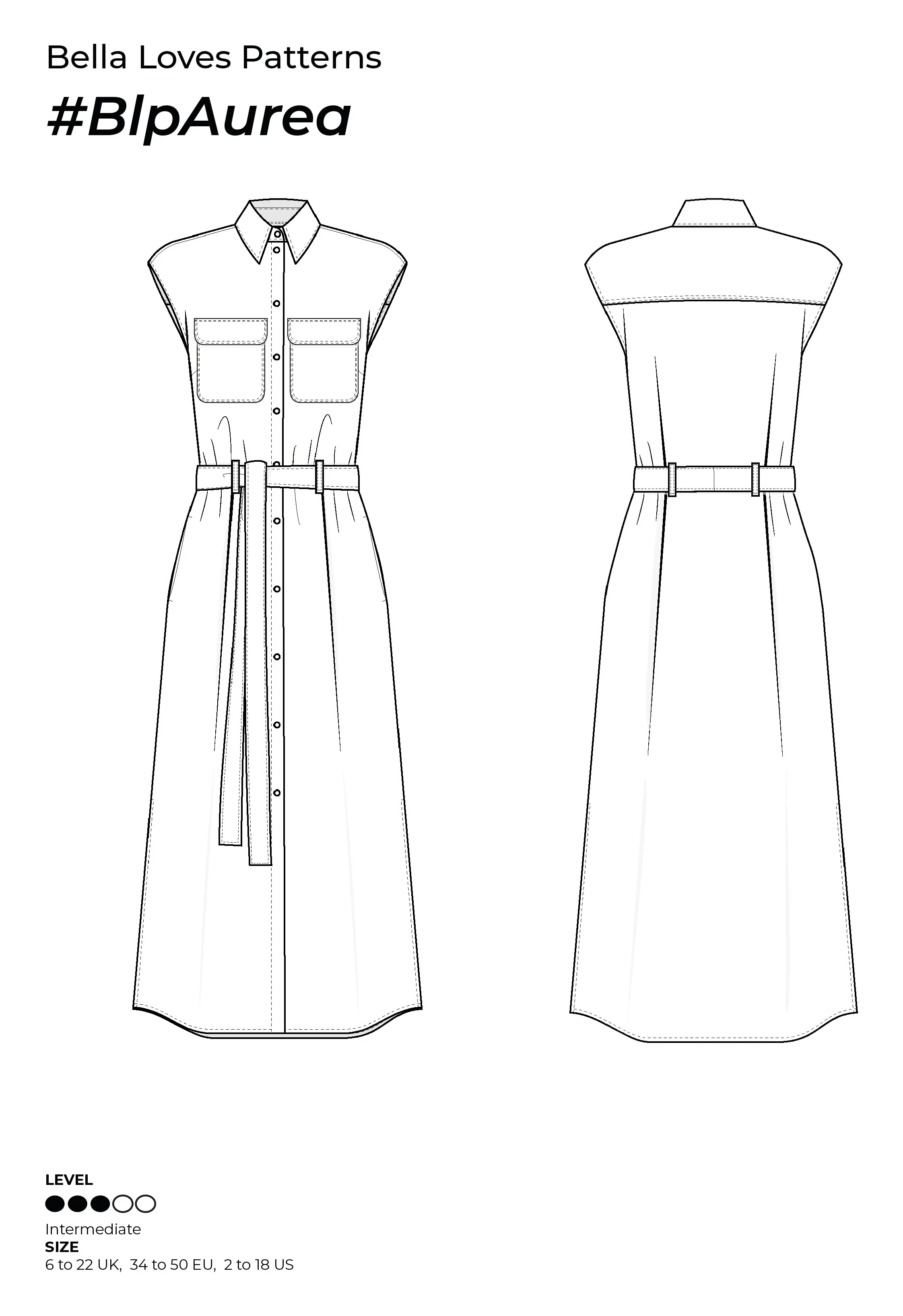 Bella Loves Patterns Aurea Dress - Image 10