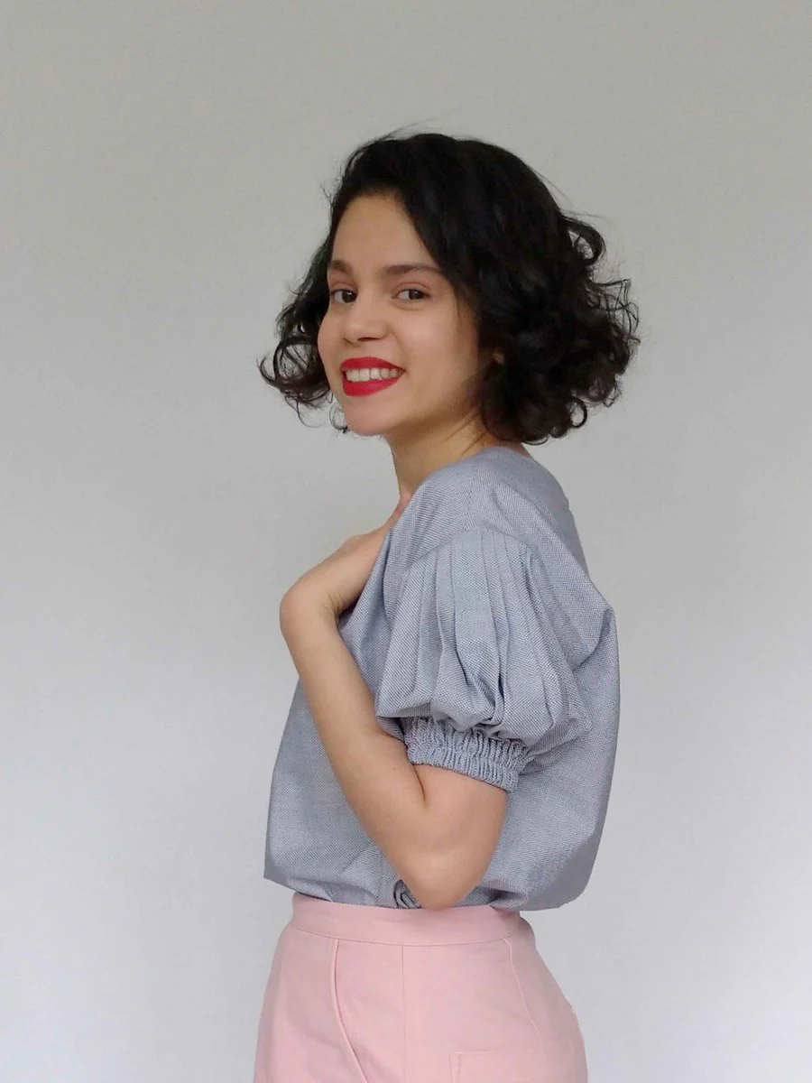 Bella Loves Patterns Cologne Blouse - Image 7