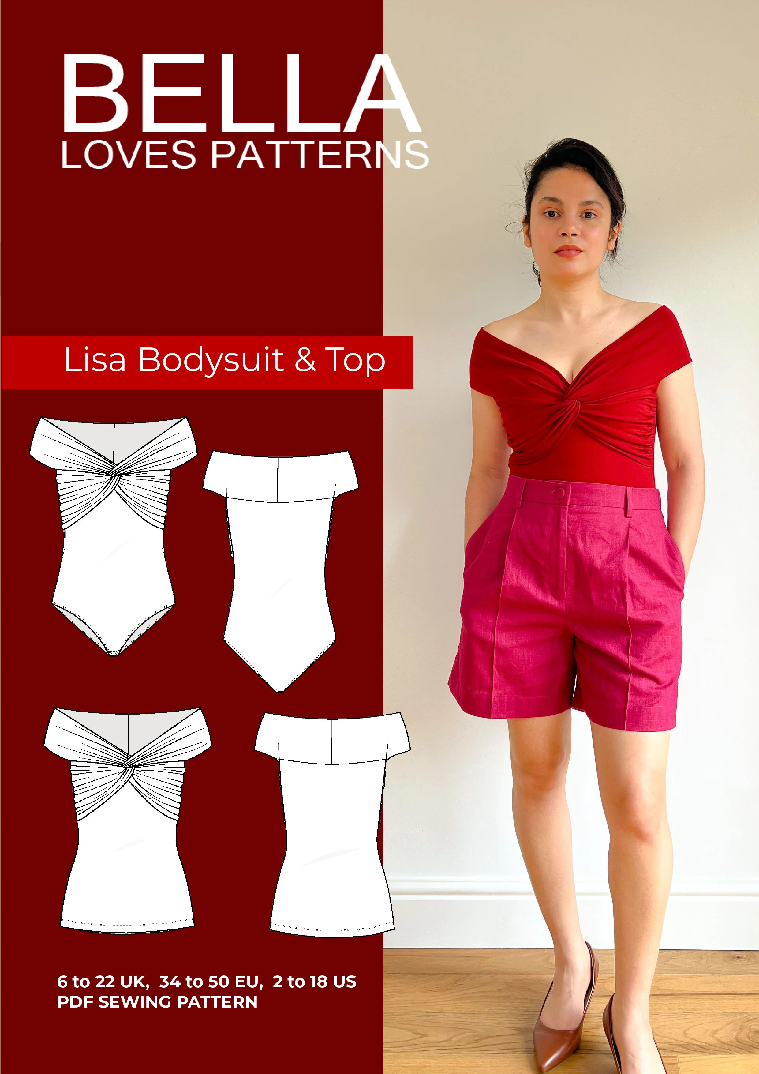 Bella Loves Patterns Lisa Bodysuit and Top - Image 13