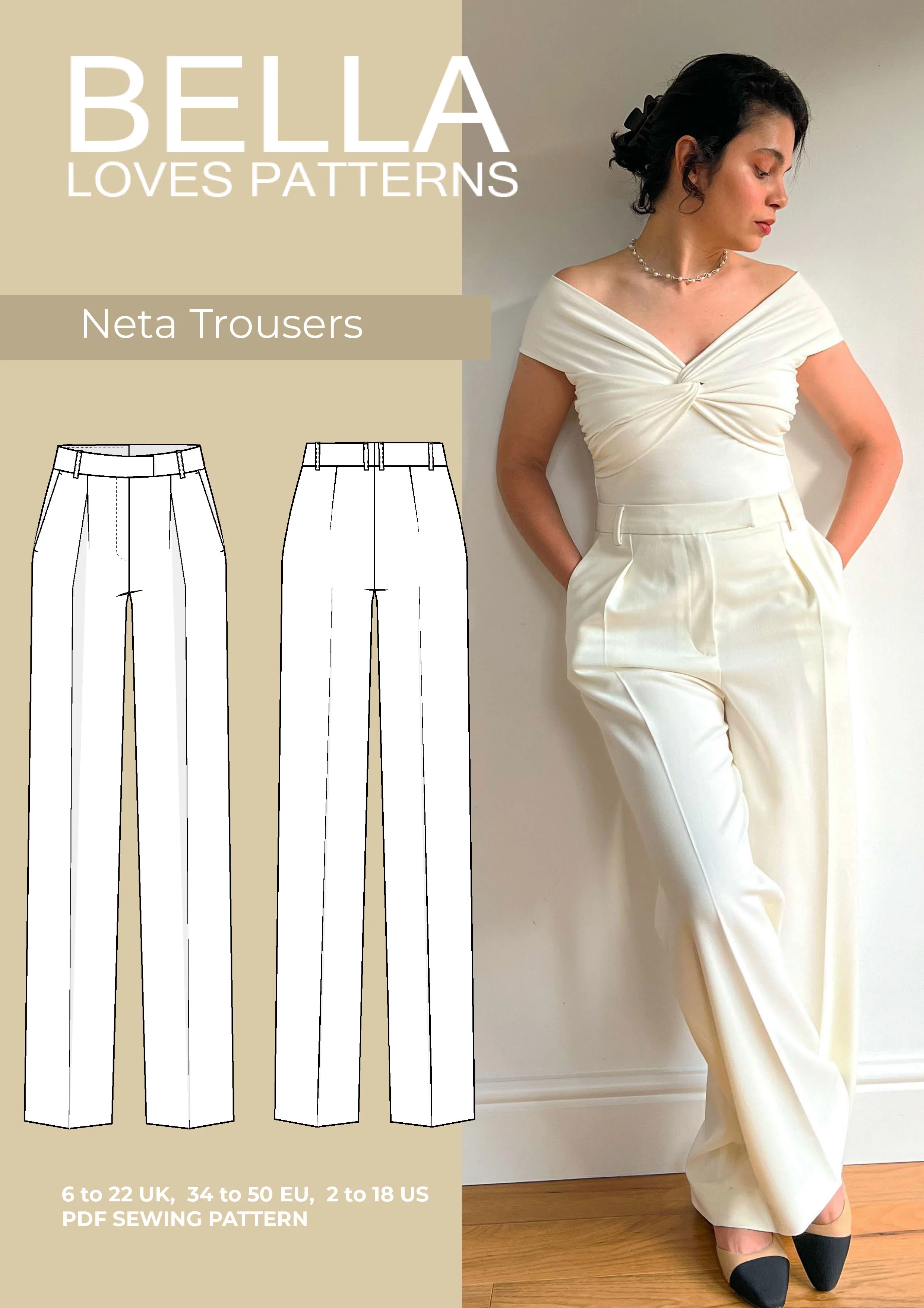 Bella Loves Patterns Neta Trousers - Image 11