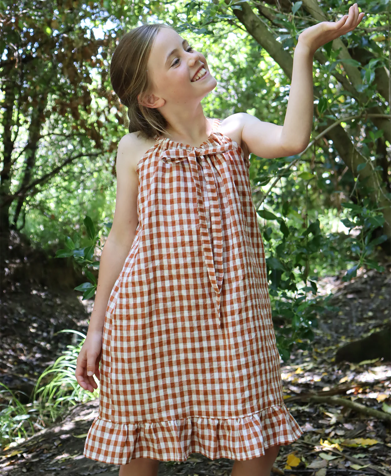 Below the Kōwhai Baby/Child Kororā Dress PDF - Image 2