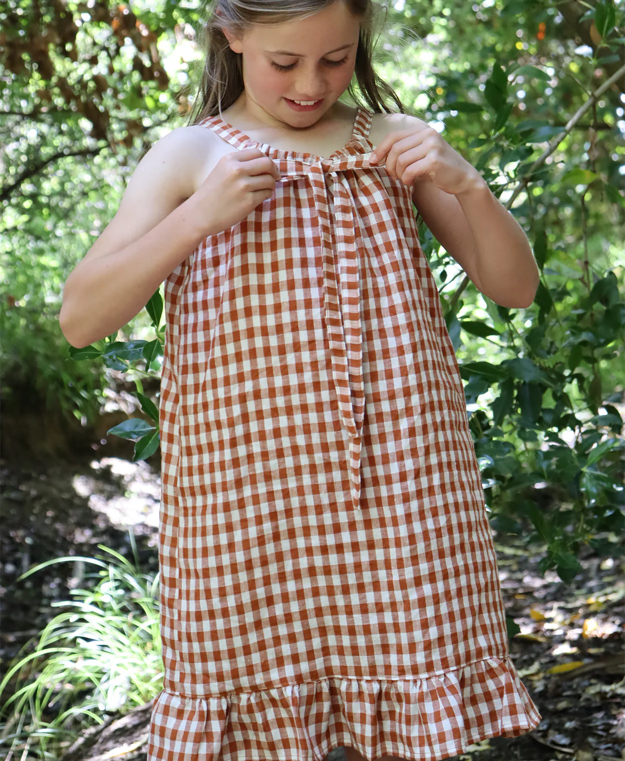 Below the Kōwhai Baby/Child Kororā Dress PDF - Image 4