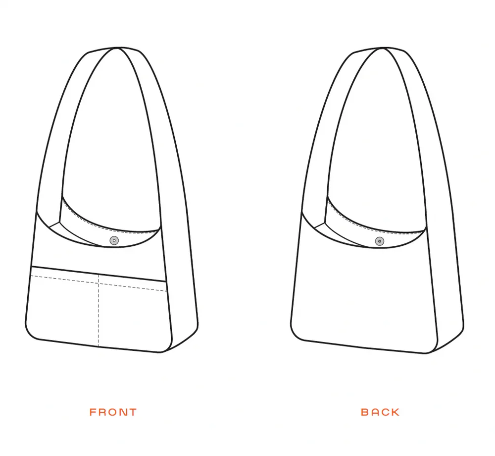 BF Patterns Mia Messenger Bag - Image 8