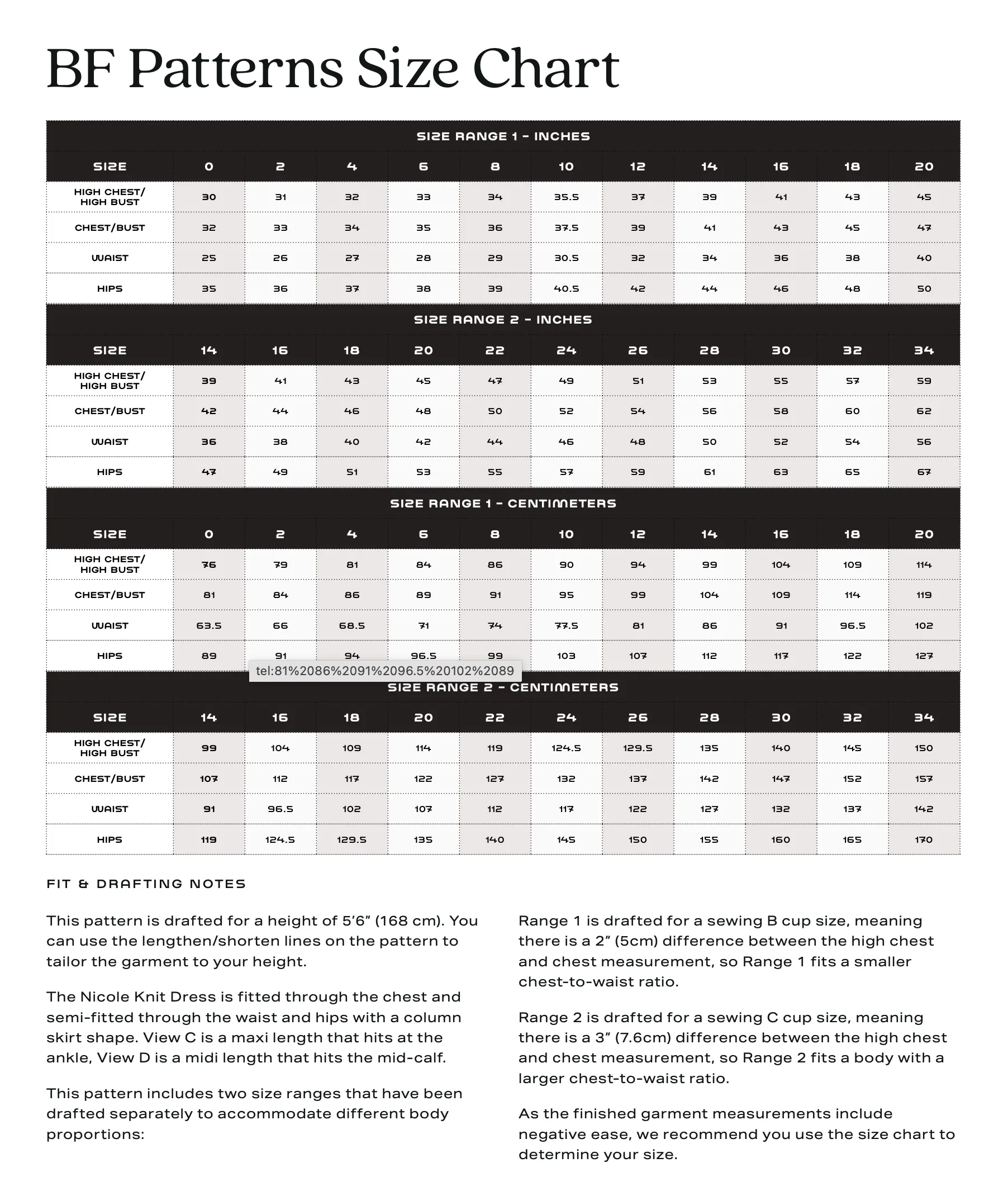 BF Patterns Nicole Knit Top and Dress - Image 13