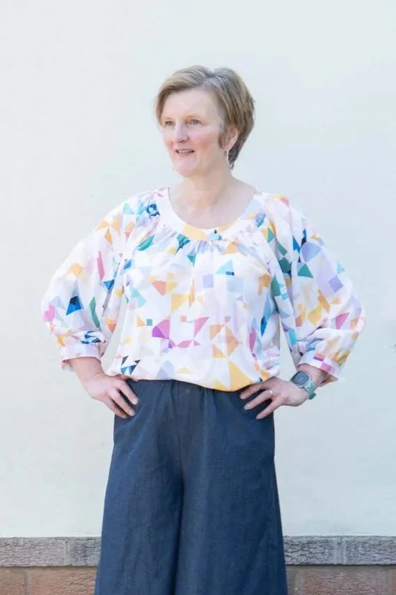 Bobbins and Buttons Claire Top - Printed copy shop (+£7.00)