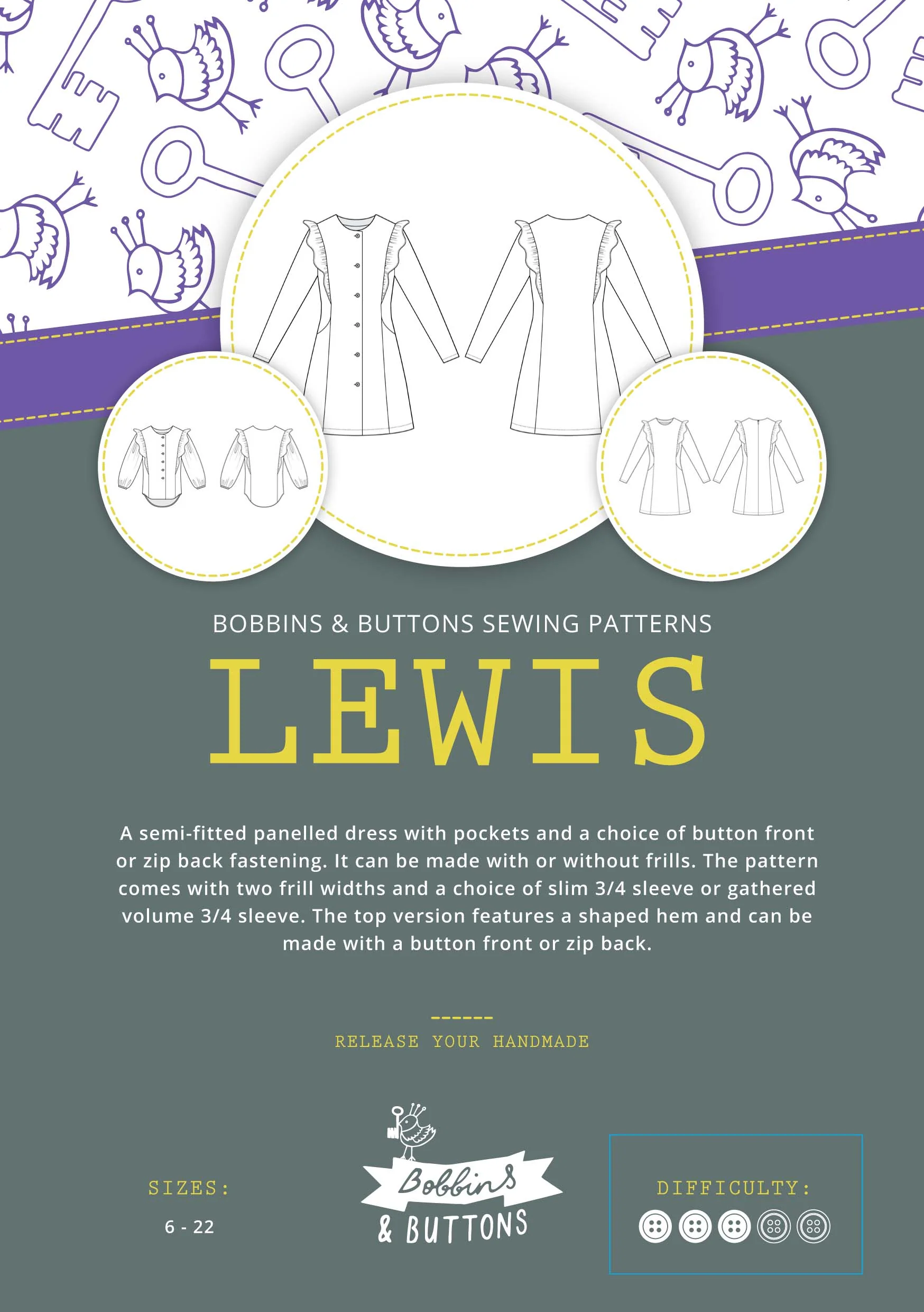 Bobbins and Buttons Lewis Dress and Top - Image 8