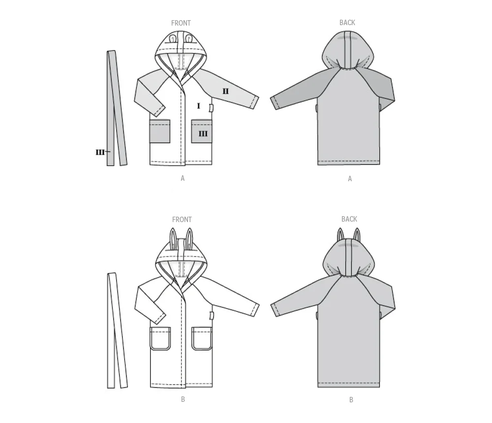 Burda Children's Bathrobe 9219 - Image 8