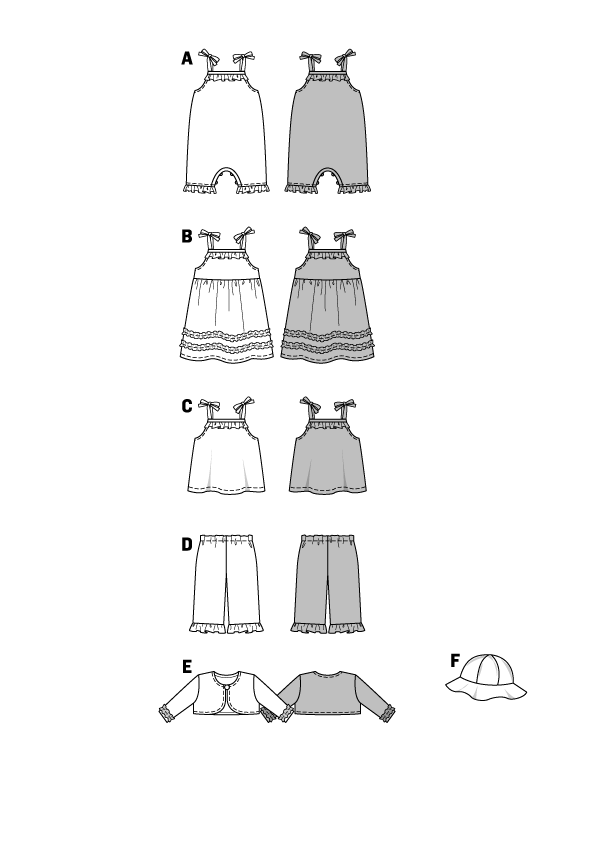 Burda Babies Co-ordinates 9650 - Image 4