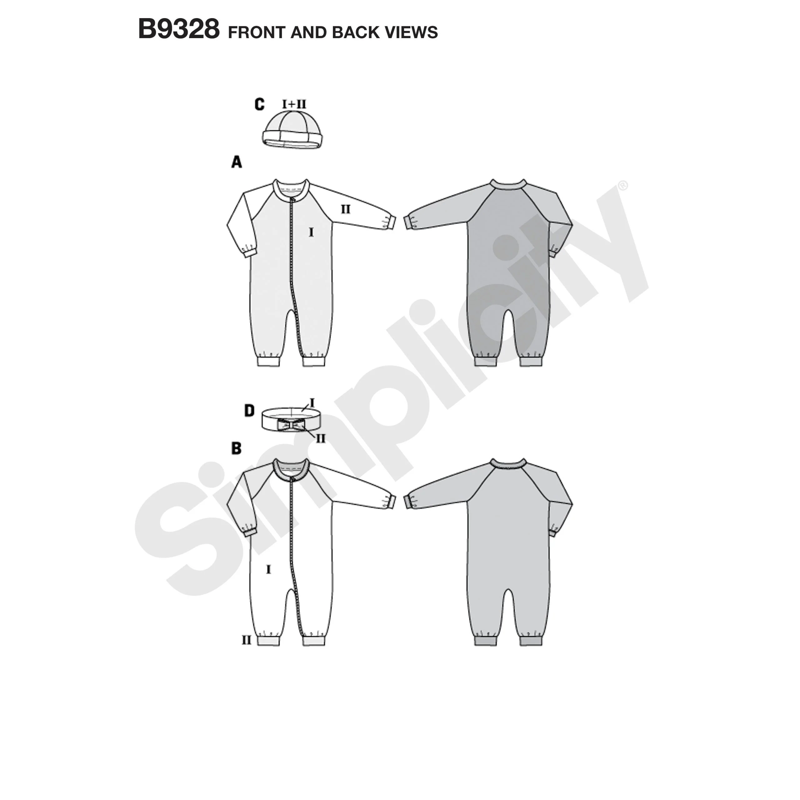 Burda Babies Romper/Jumpsuit 9328 - Image 4