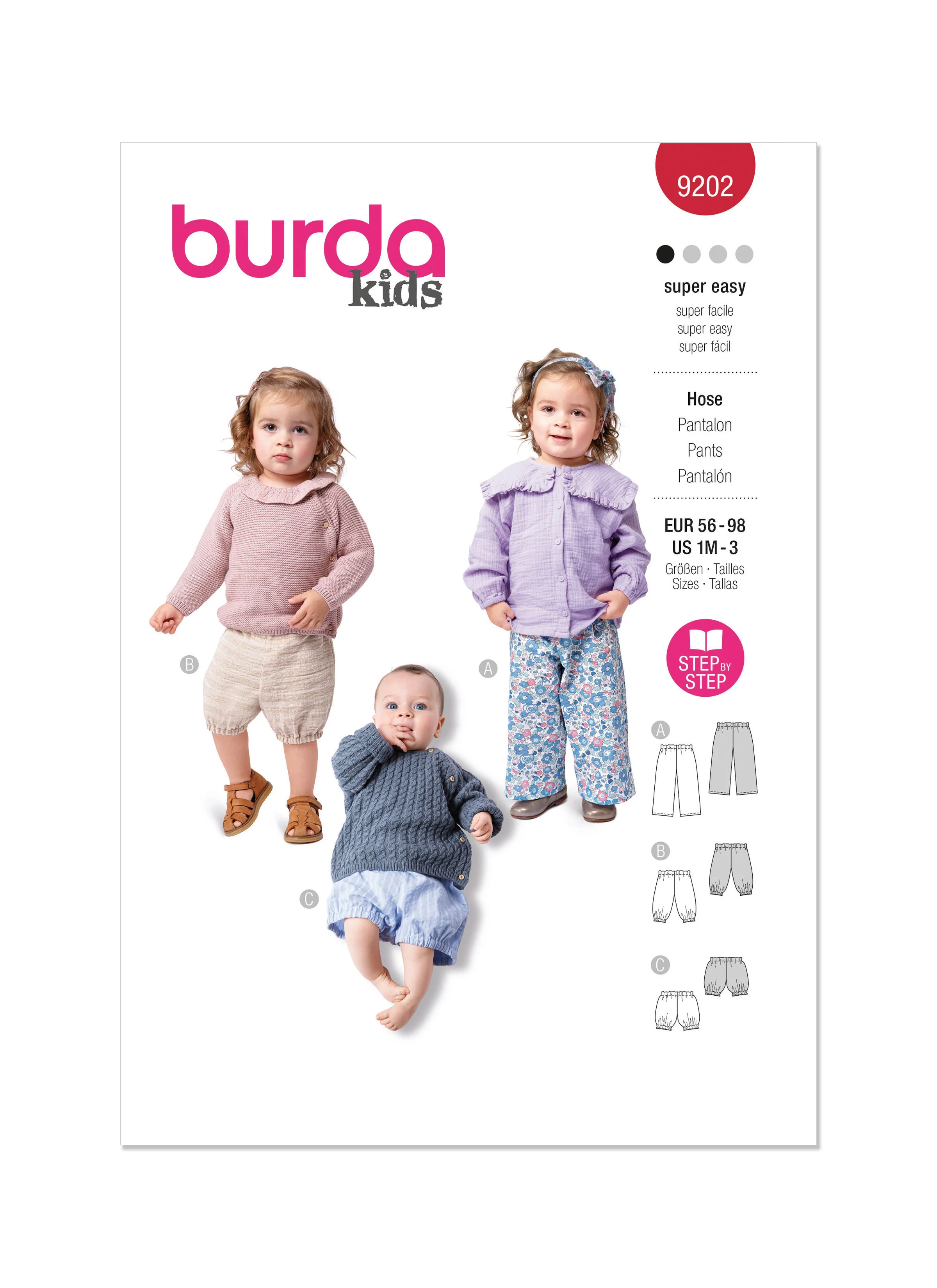 Burda Babies' Trousers 9202 - Image 2