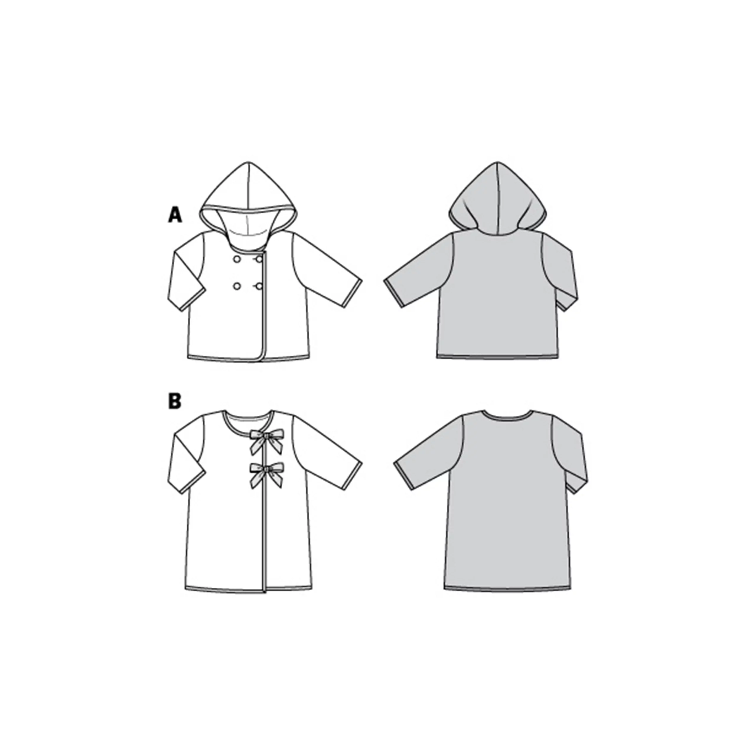 Burda Baby/Child Jacket and Coat 9270 - Image 4