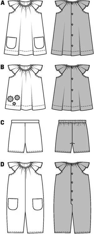 Burda Baby/Child Outfit 9435 - Image 4