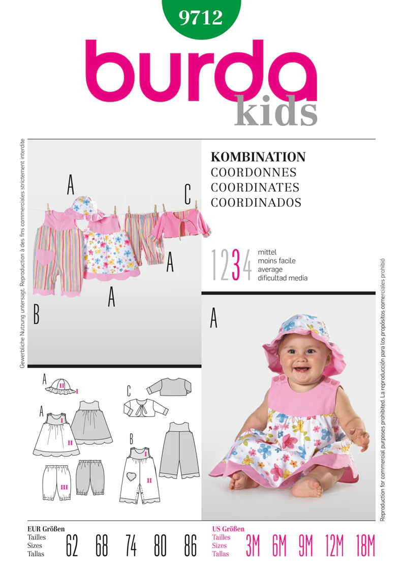 Burda Baby Coordinates 9712 - Image 2