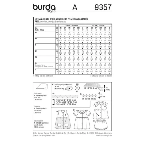 Burda Baby Dress and Panties 9357 - Image 10