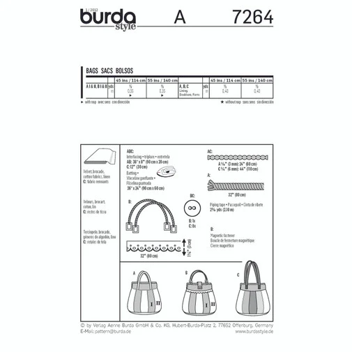 Burda Bags 7264 - Image 6