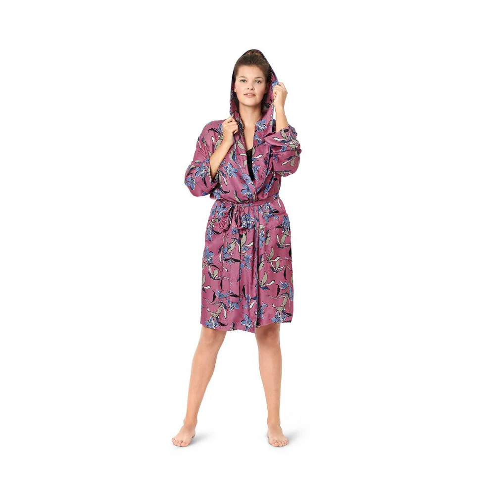 Burda Bathrobe with Hood 6094 - Image 3