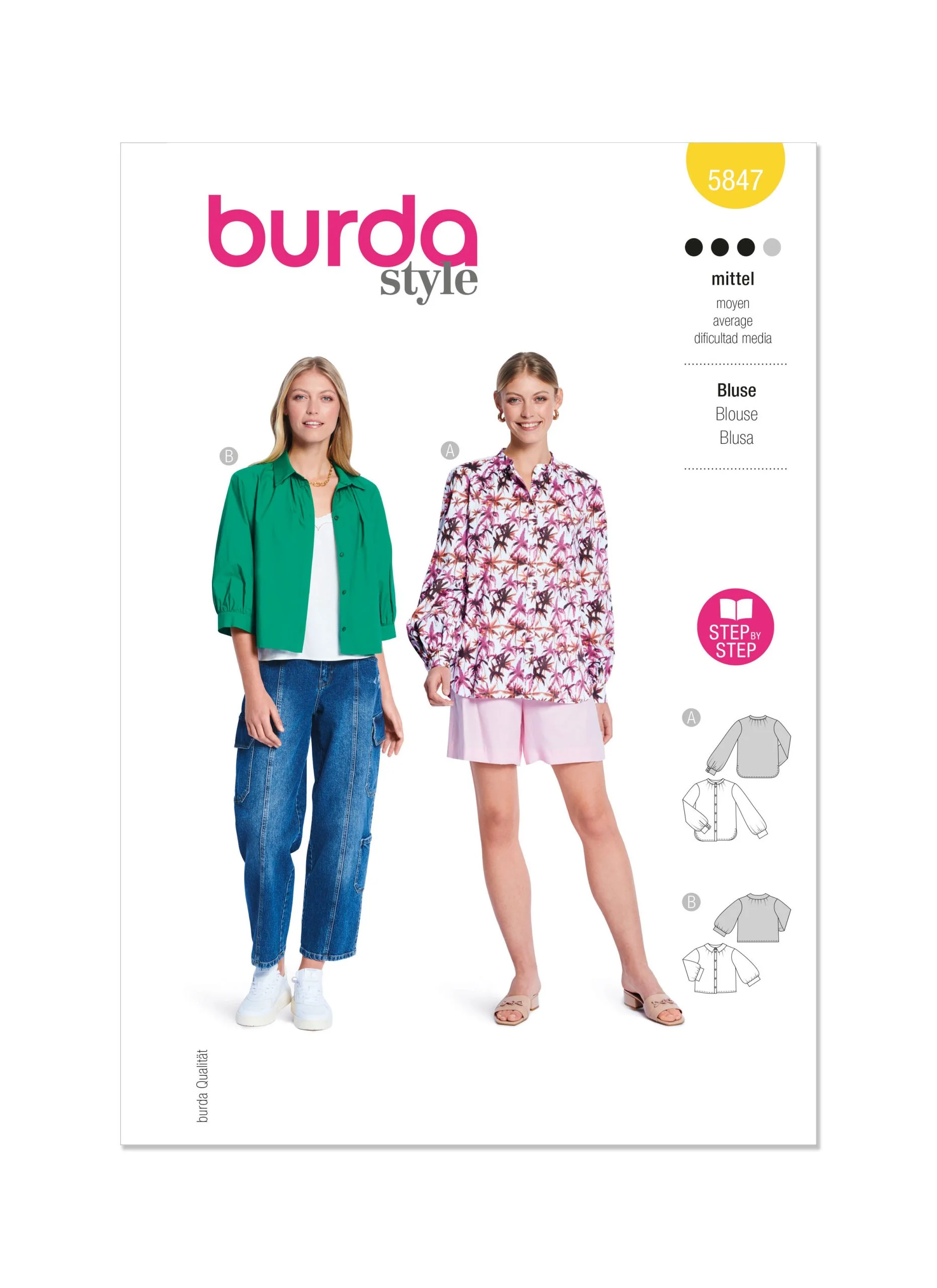 Burda Blouse 5847 - Image 2