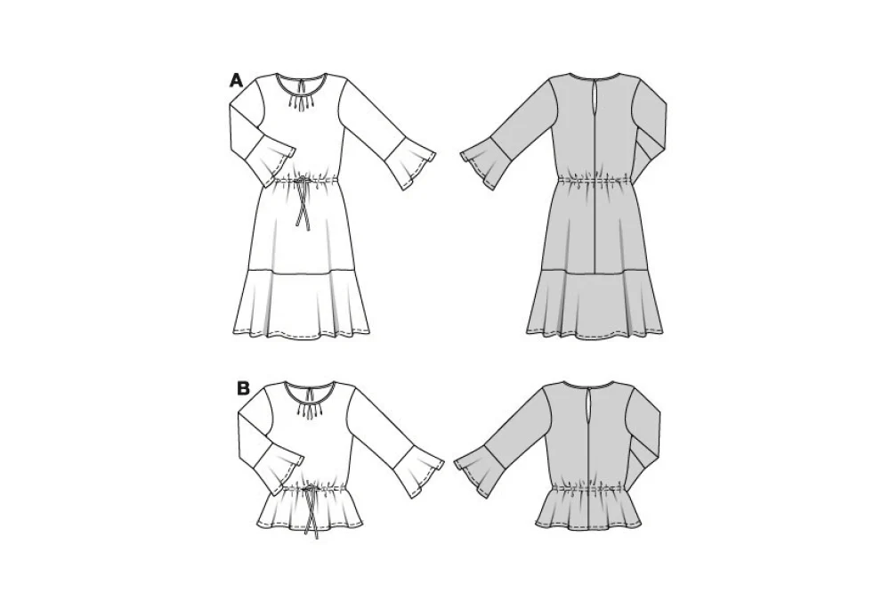 Burda Blouse & Dress 5884 - Image 9