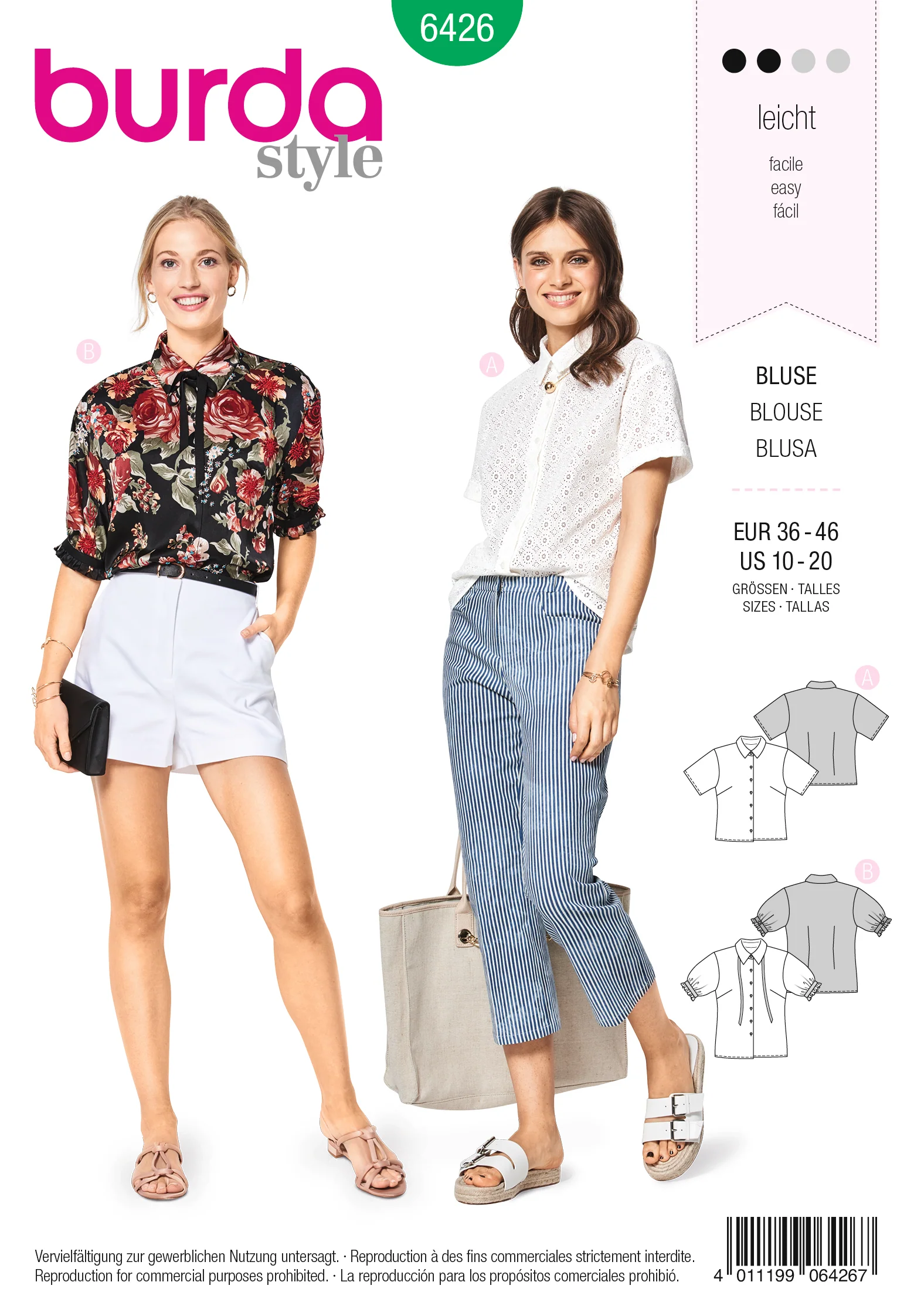 Burda Blouses 6426 - Image 2