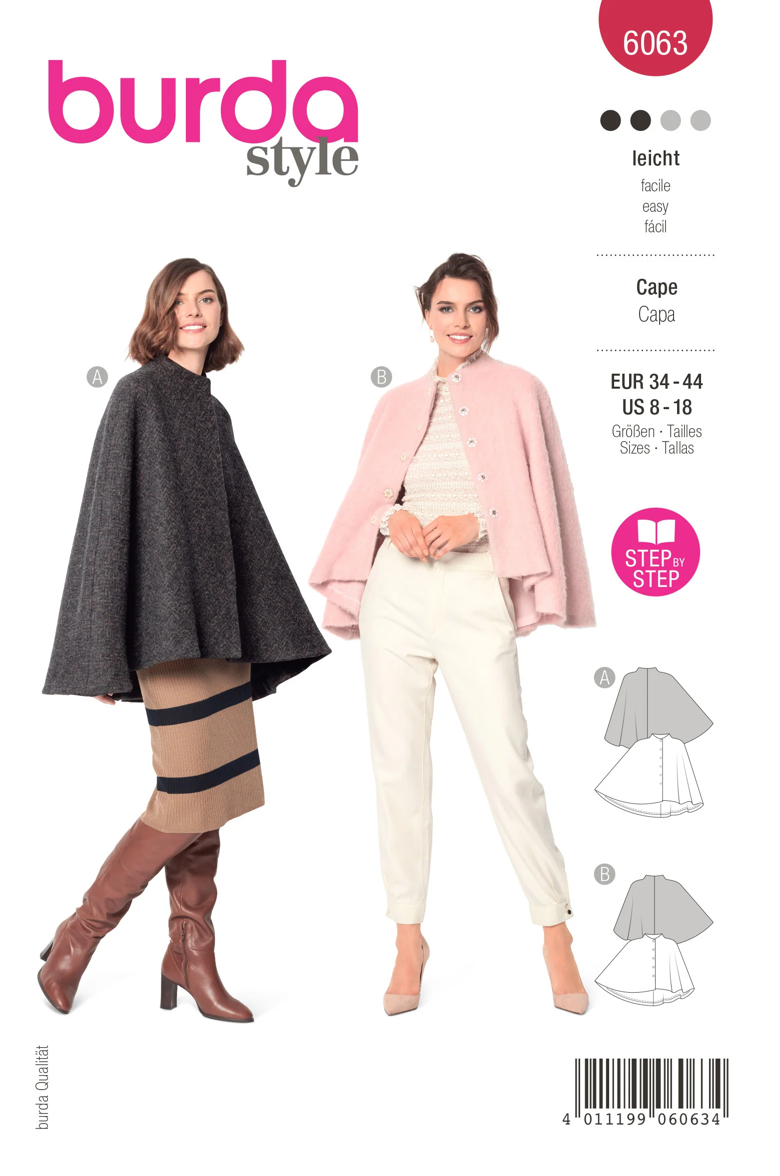Burda Cape 6063 - Image 2