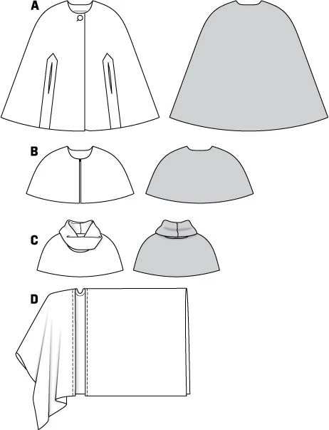 Burda Capes 7313 - Image 7