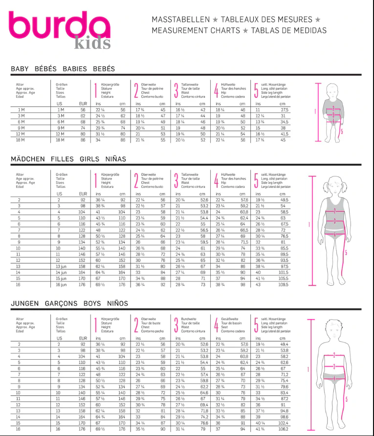 Burda Child Dresses 9286 - Image 6
