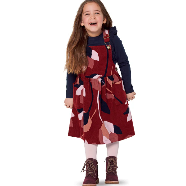 Burda Child Pinafore Dress 9287 - Image 3