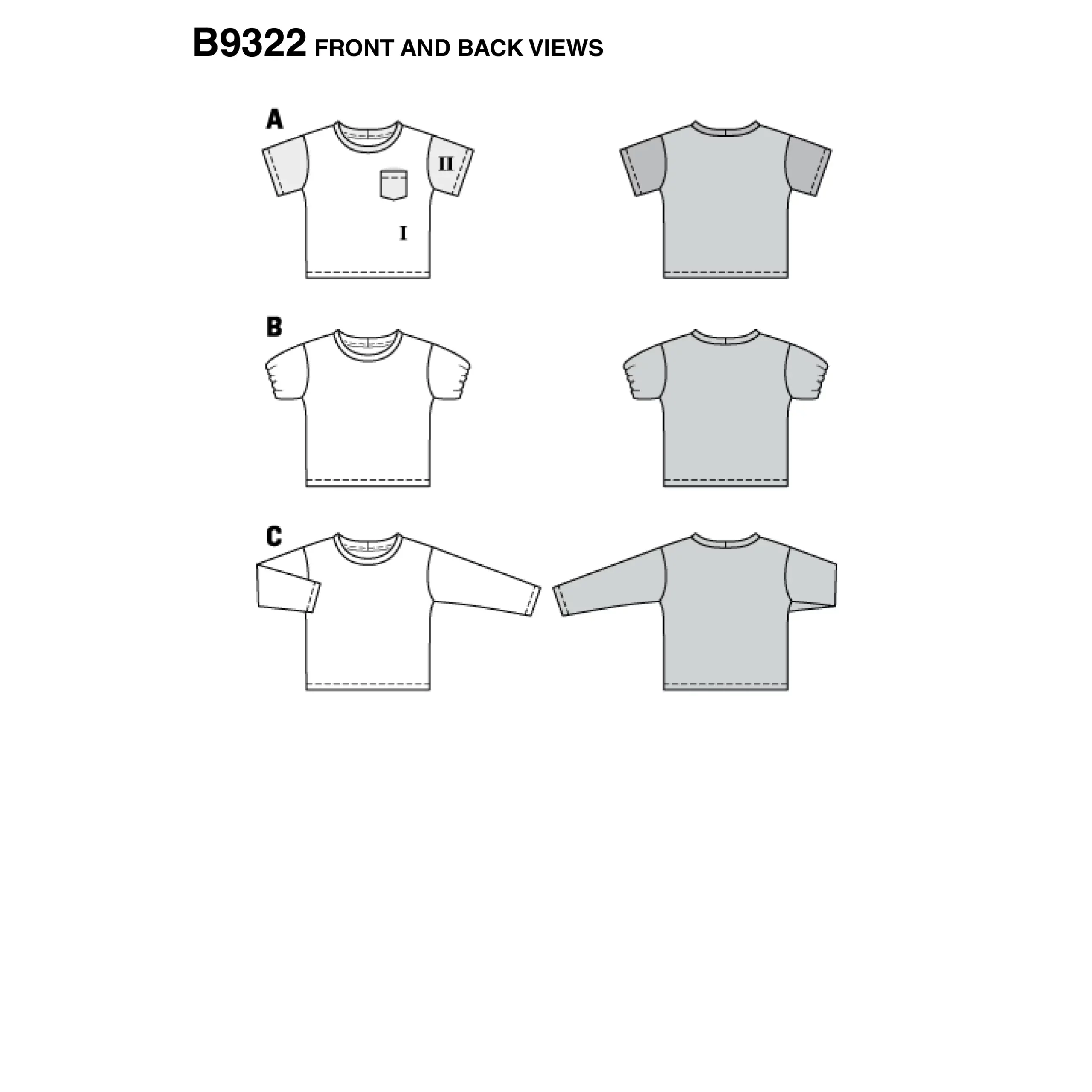 Burda Child Tops 9322 - Image 5