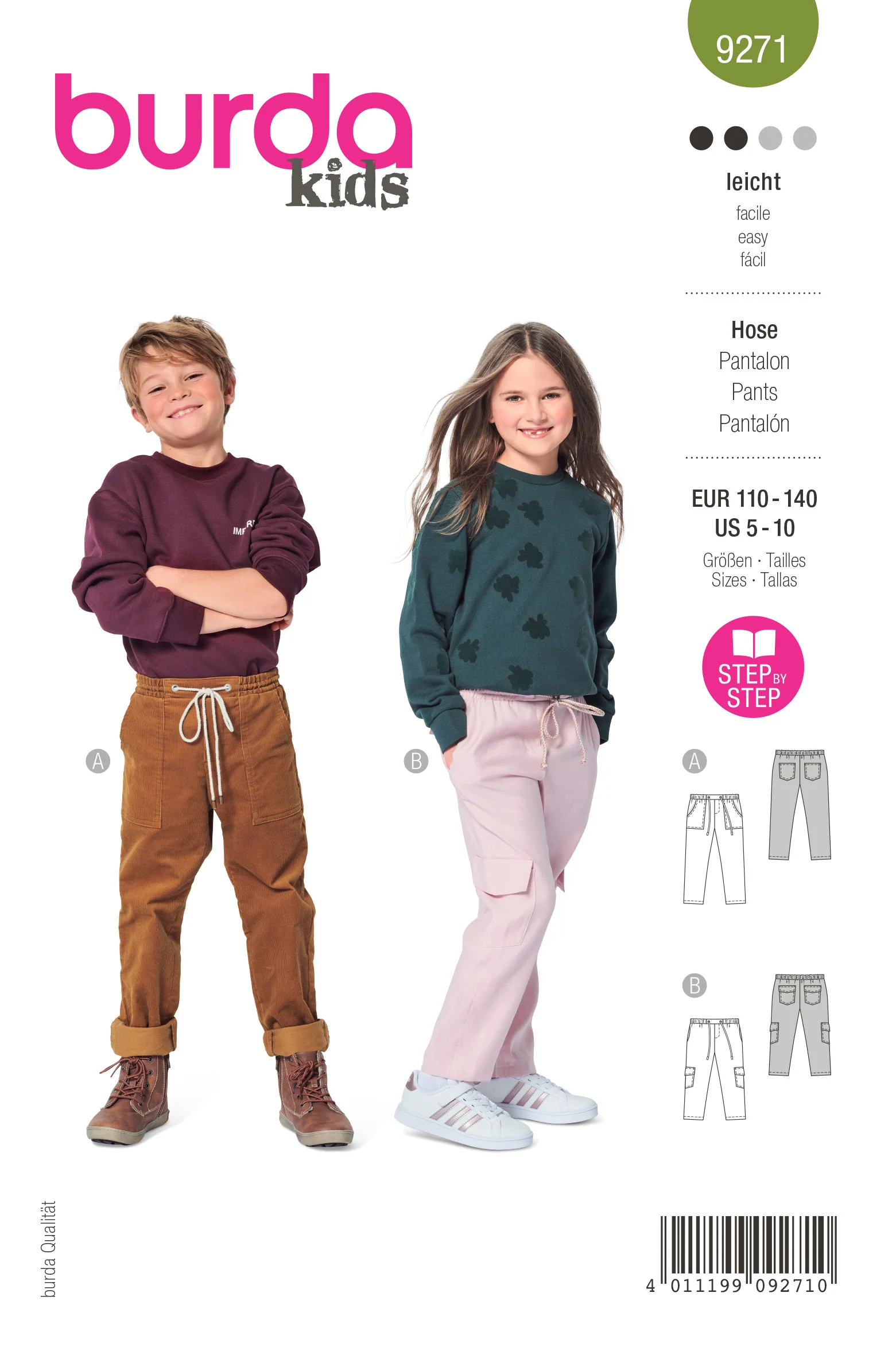Burda Child Trousers 9271 - Image 2