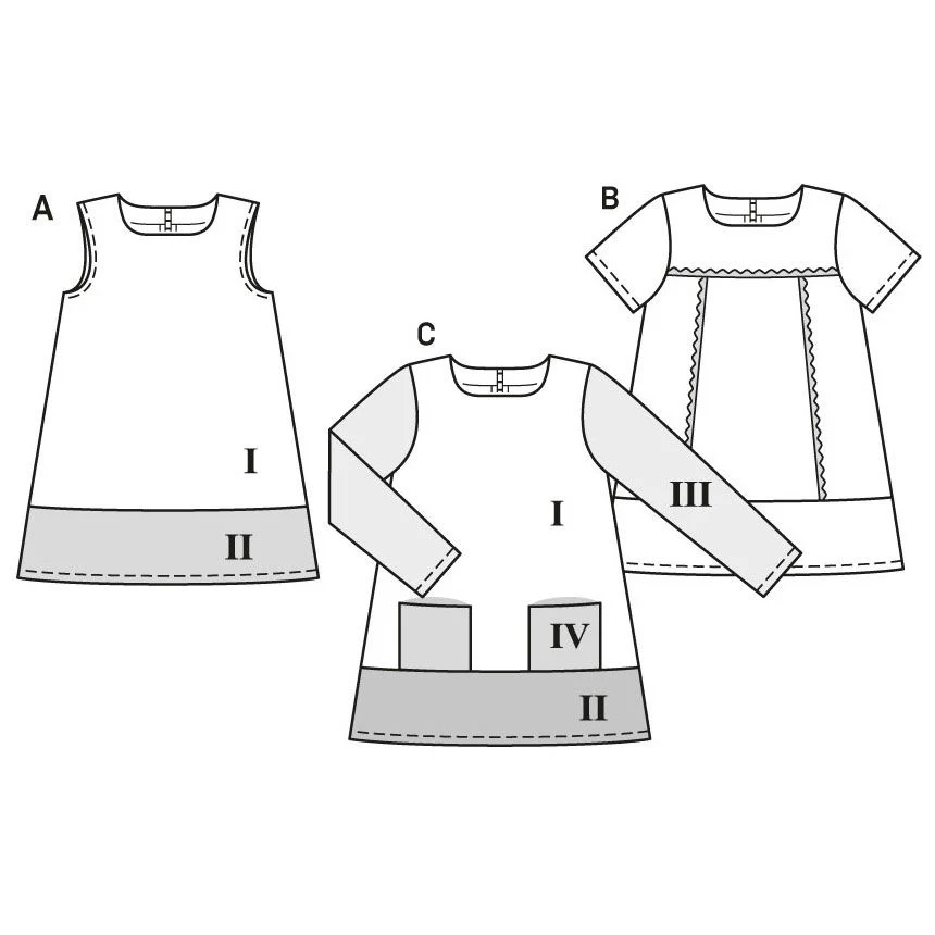 Burda Children's Dresses 9380 - Image 5