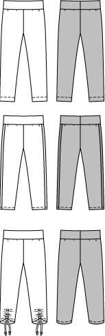 Burda Children's Leggings 9415 - Image 6