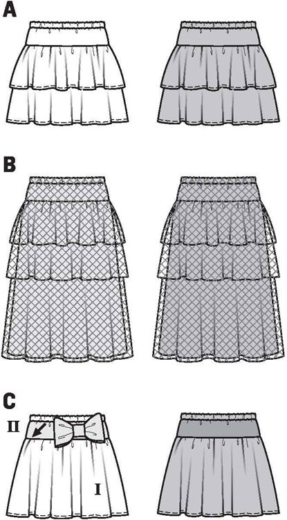 Burda Children's Skirts 9442 - Image 5