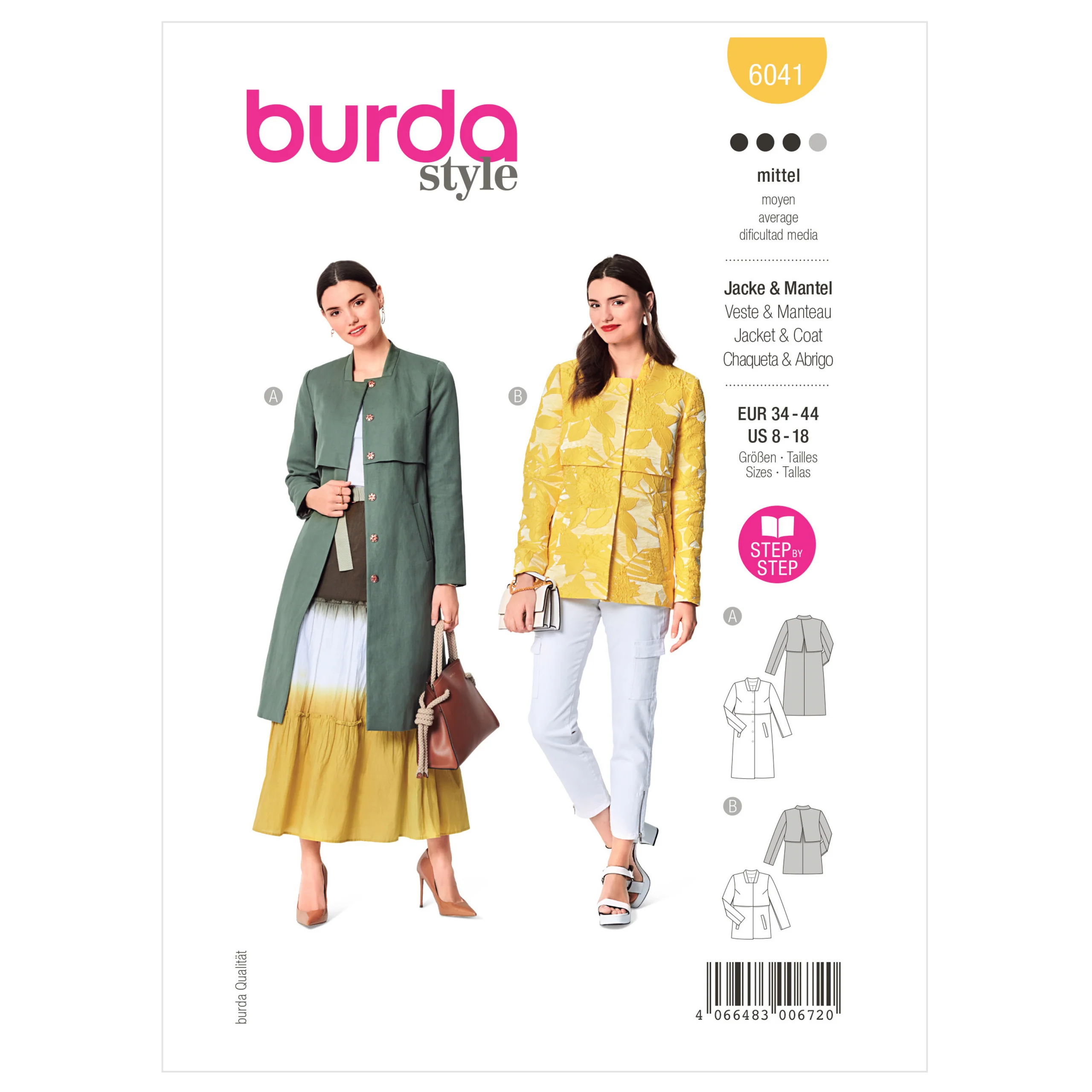 Burda Coat and Jacket 6041 - Image 2