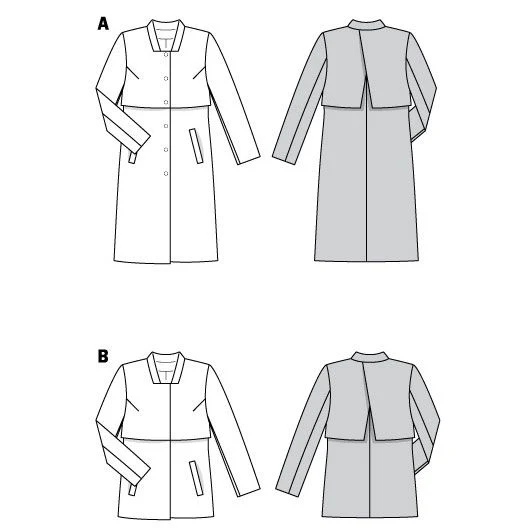 Burda Coat and Jacket 6041 - Image 7