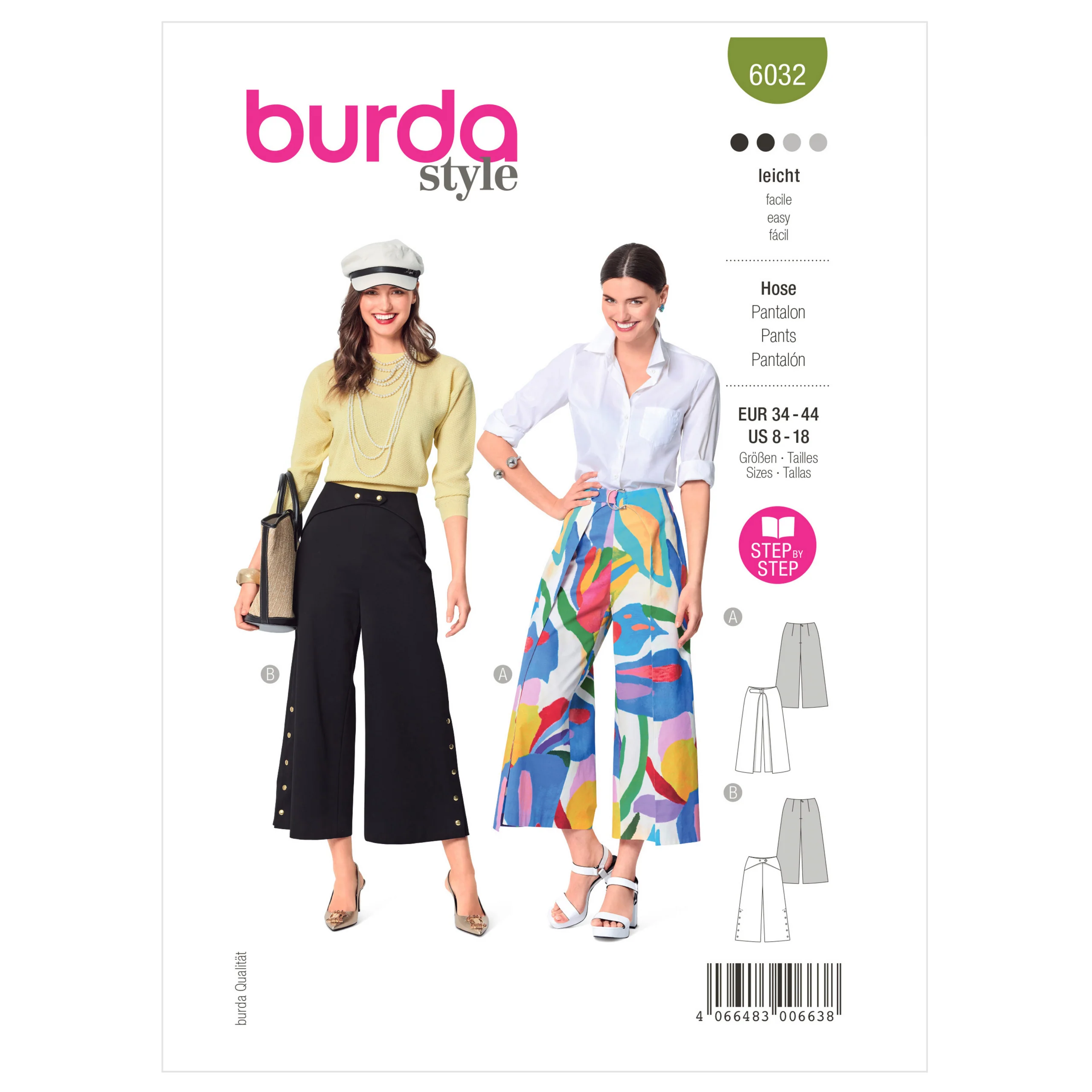 Burda Culottes 6032 - Image 2