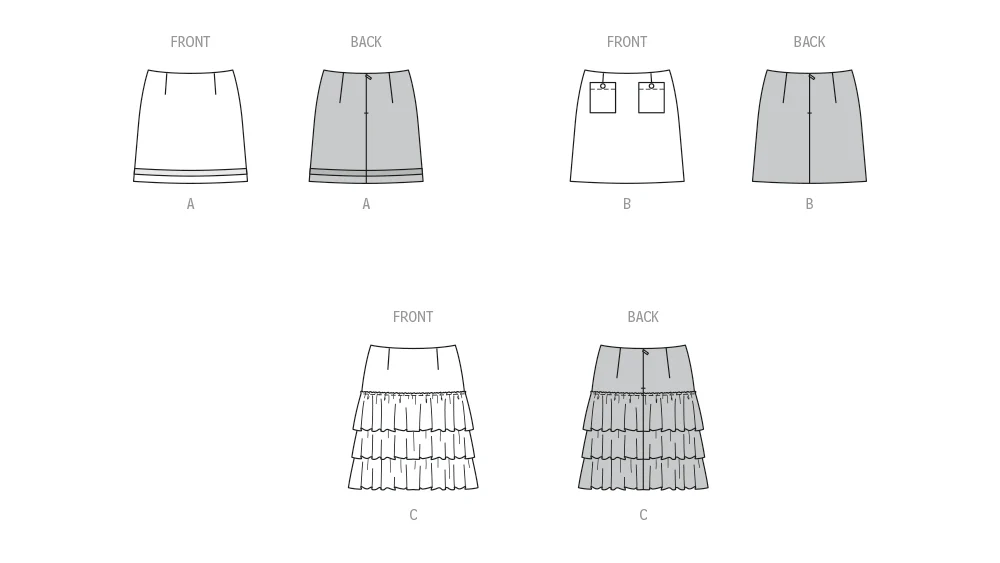 Burda Skirts 5726 - Image 14
