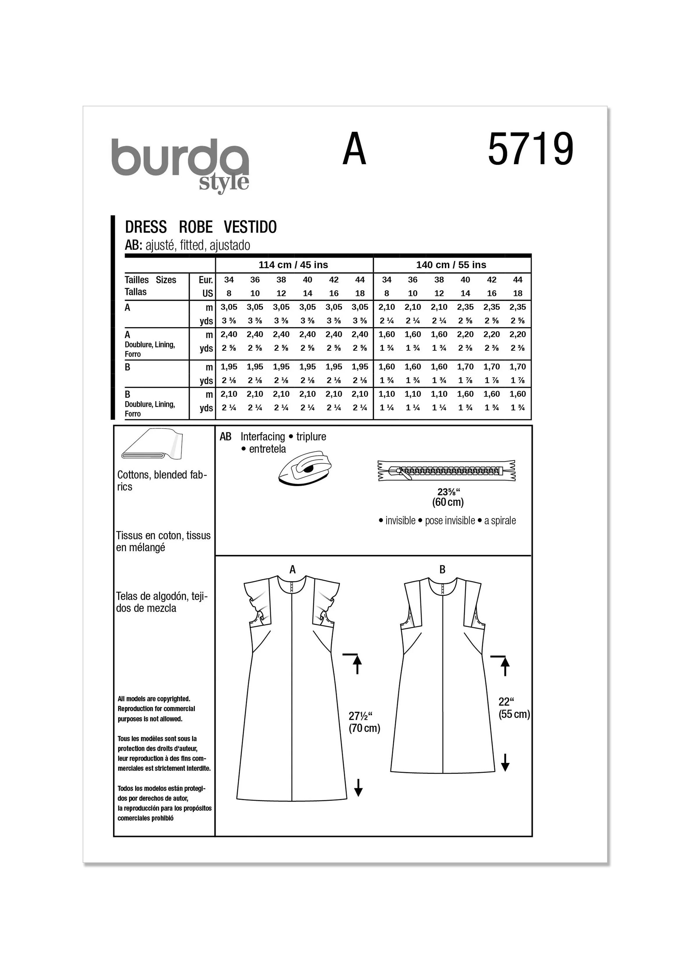 Burda Dress 5719 - Image 10