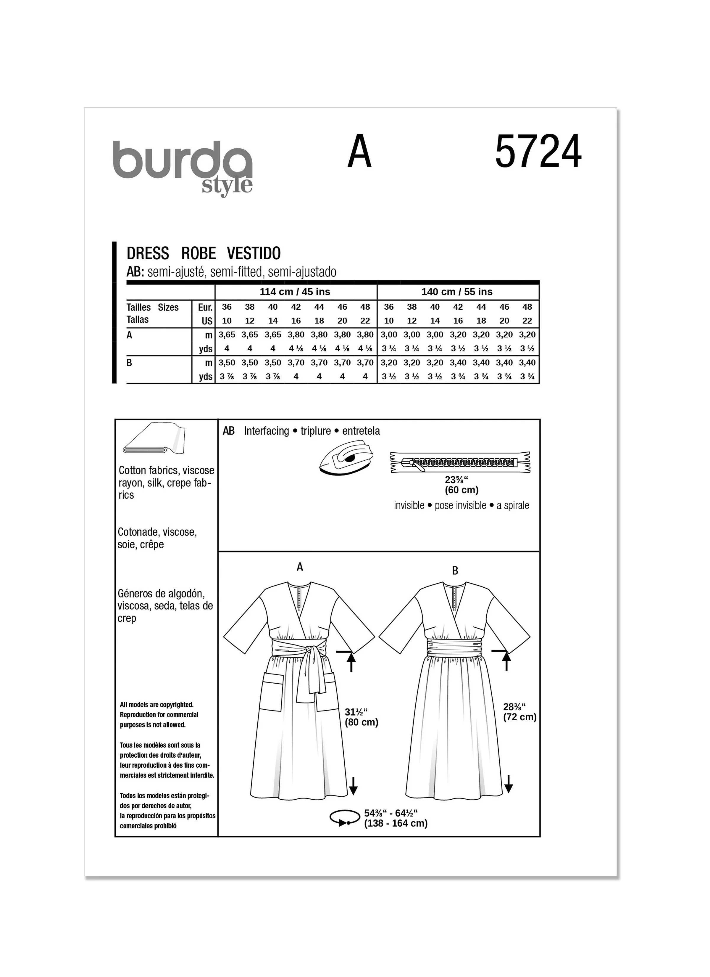 Burda Dress 5724 - Image 9