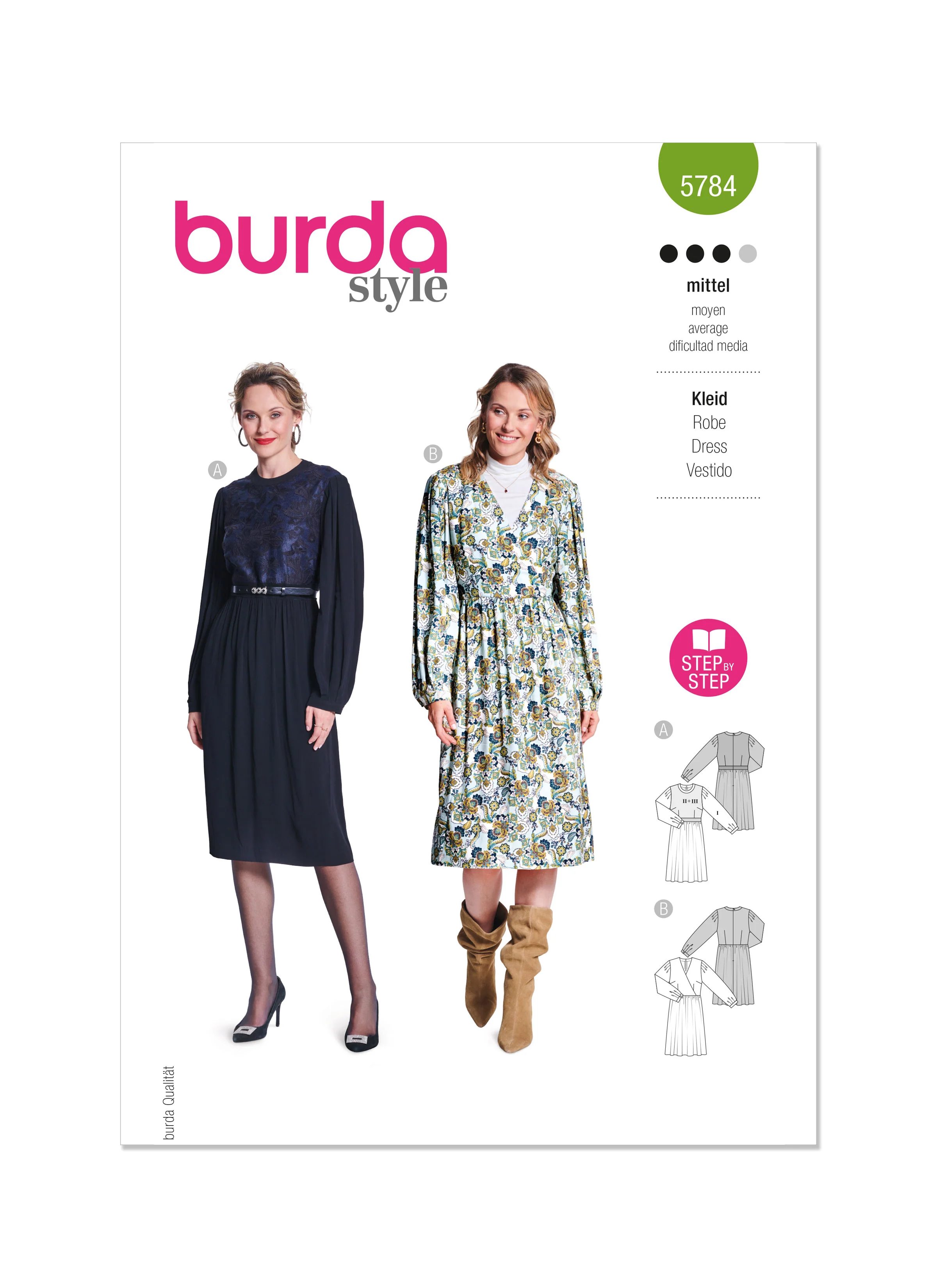 Burda Dress 5784 - Image 3