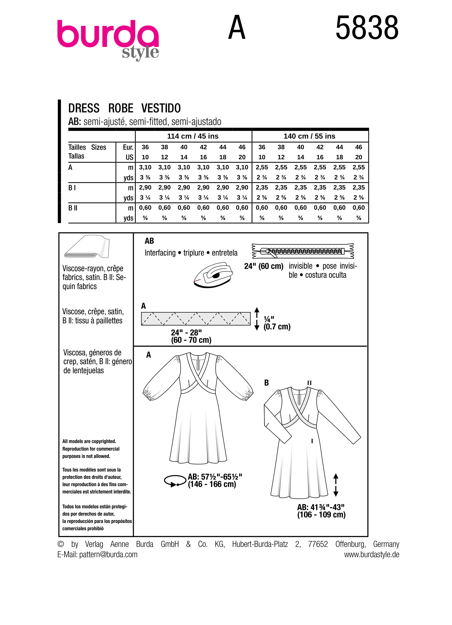 Burda Dress 5838 - Image 11