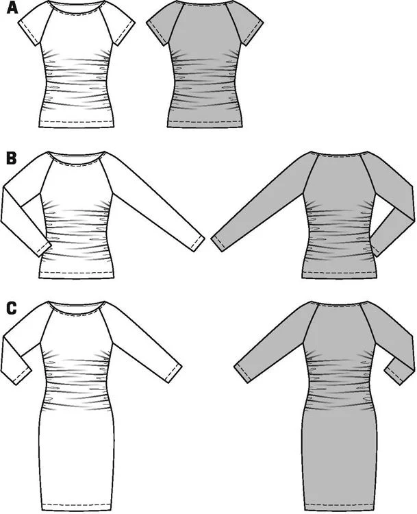 Burda Dress and Tops 6910 - Image 5