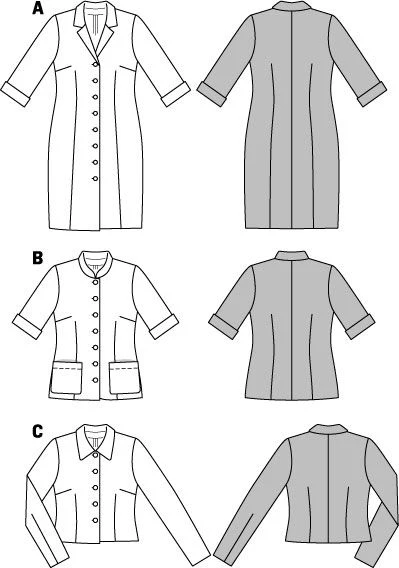 Burda Dress, Shirt-blouse and Jacket 6760 - Image 5