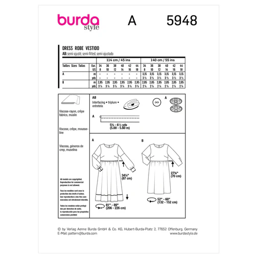 Burda Dresses 5948 - Image 6