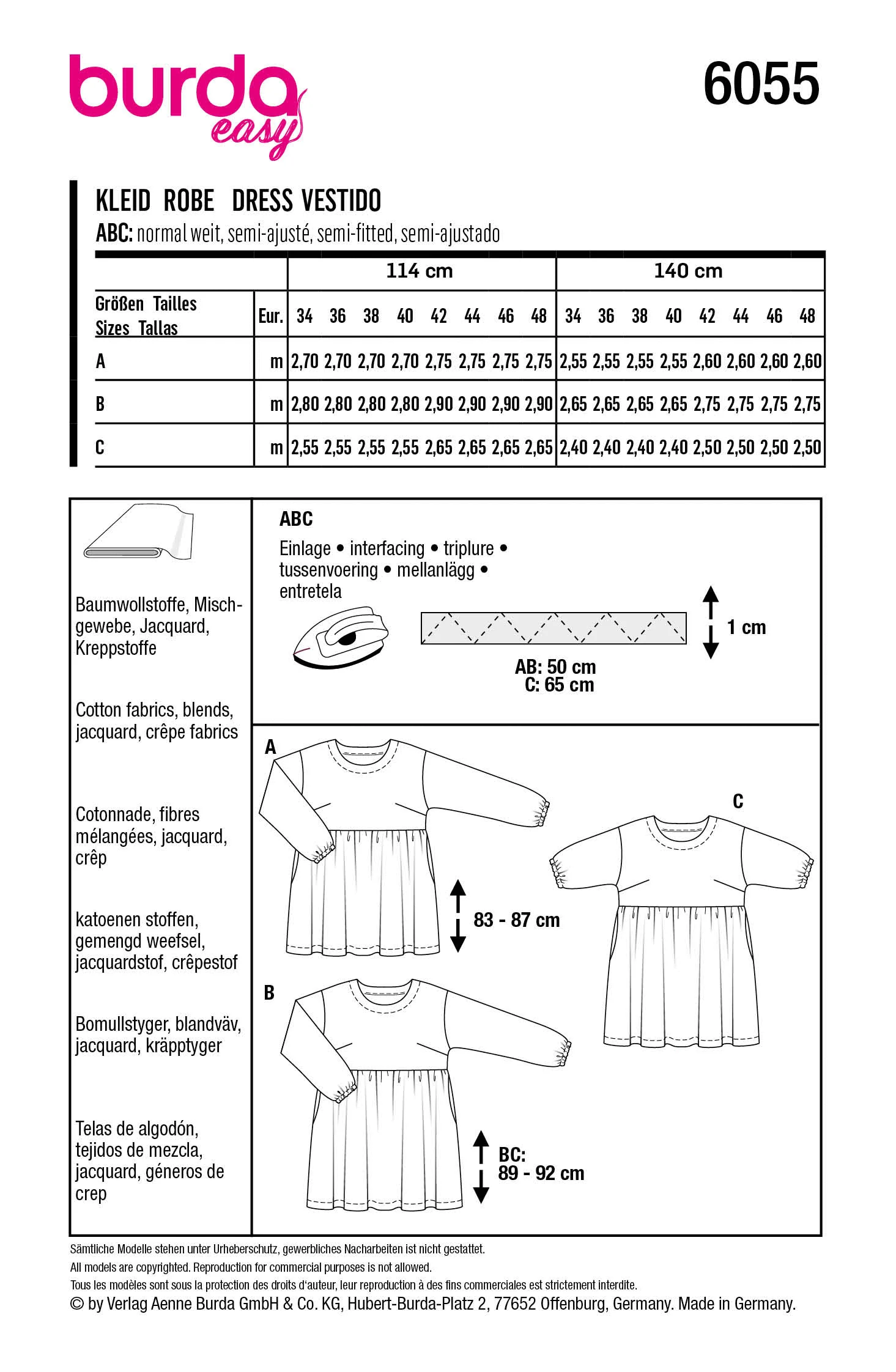 Burda Dresses 6055 - Image 6